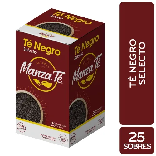 Té Negro Manza Té caja 25 Uds - 45 g
