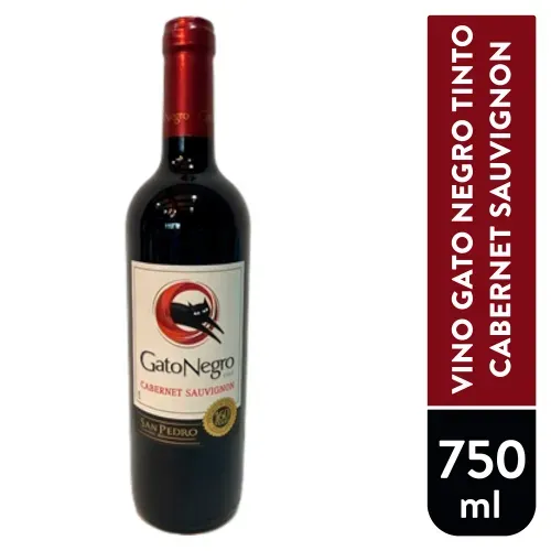 Vino Cabernet Sau Gato Negro - 750 ml