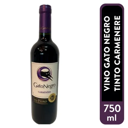 Vino Gato Negro Carmenere 750ml