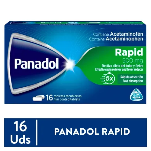 Panadol Rapid 500mg 16tab Ea