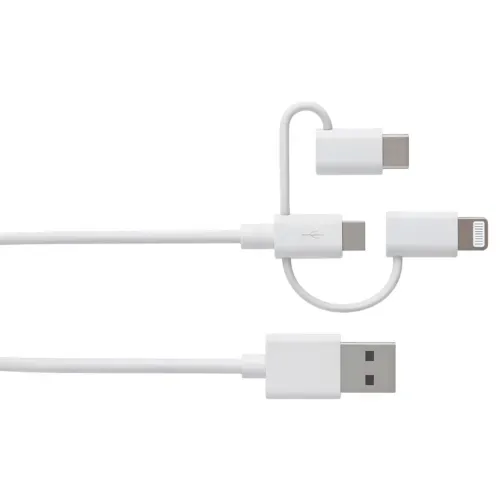 Db Cable Micro Usb Punta Triple 3 En 1