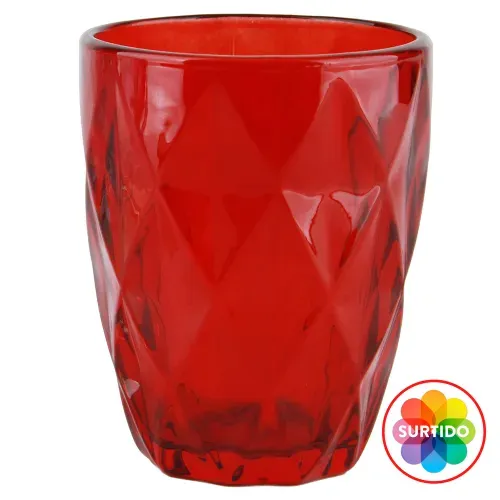 Vaso Holiday Time de vidrio