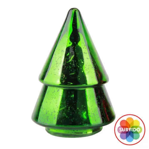 Adorno Árbol Holiday Time De Vidrio - 5 cm