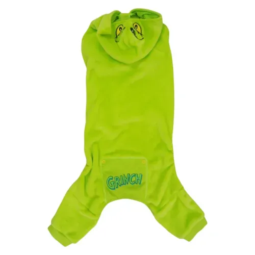 Disfraz Grinch para perro con diseño de Navidad - talla XL