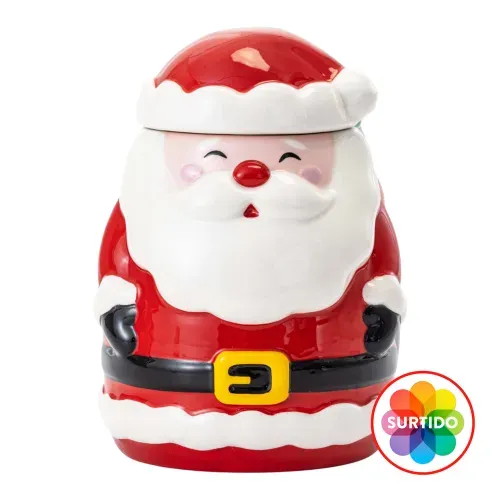 Galletero Holiday Time Santa o pingüino Navidad - 21 cm