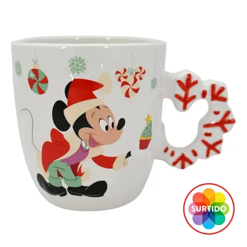 Taza Disney de cerámica con diseño festivo de Navidad - 550 ml