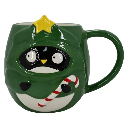 Taza Holiday Time cerámica pingüino Navidad - 500 ml
