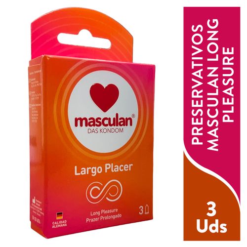 Masculan Long Pleasure 3 Preservativos