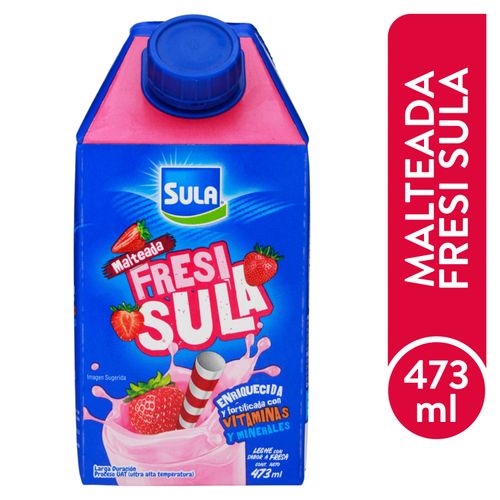 Leche saborizada Sula Sabor Fresa - 473 ml