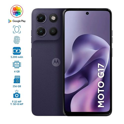 Celular Motorola G17 4GB de Ram y 256GB de almacenamiento