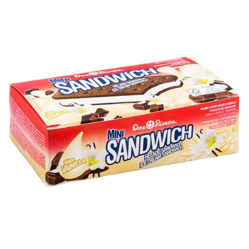 Dos Pinos Helado Mini Sandwich Caja 8 Un