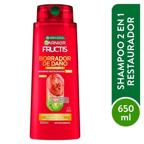Shampoo Fructis Bdd Post Quimica 650ml