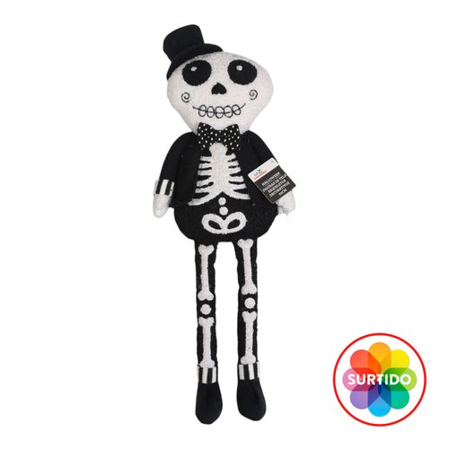 Figuras Way To Celebrate de tela con esqueletos decorativos Halloween - 22 cm