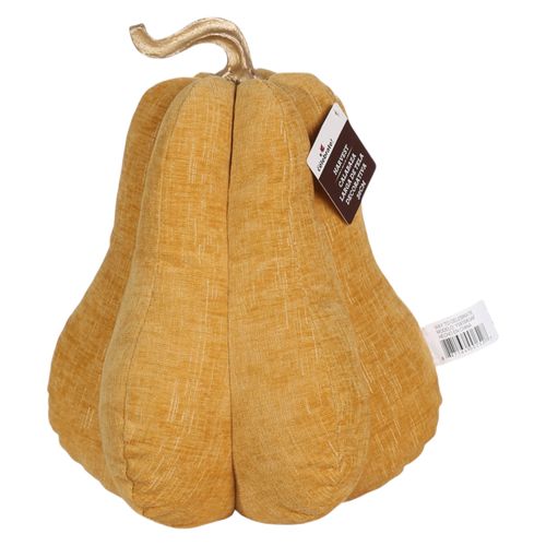 Calabaza Way to Celebrate larga de tela decorativa Navidad - 32 cm