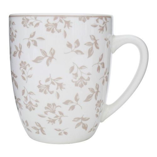 Ms Taza De Porcelana 12onz Color Beige