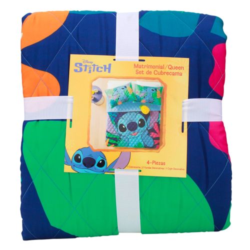 Cubrecama Stich Full Queen 3 p