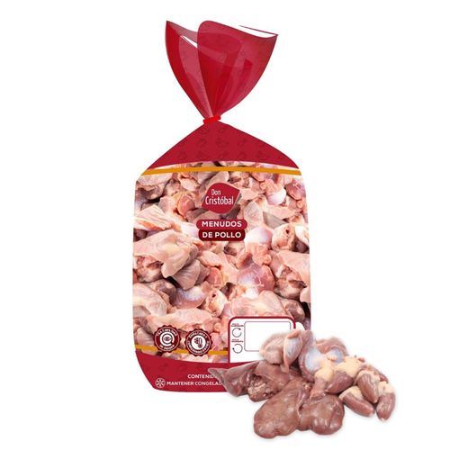 Menudos Don Cristobal de Pollo Congelado  Empacado - lb