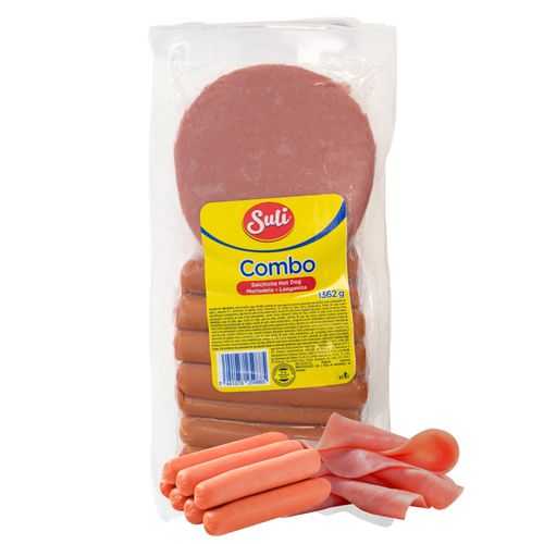 Combo Mortadela Salchicha y Longaniza Suli - 1362 g