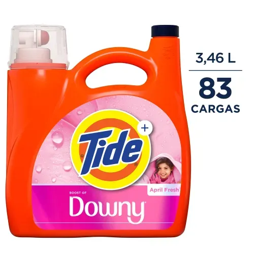 Detergente Líquido Tide April Fresh Ropa Blanca Color 83 Cargas - 3.46 L