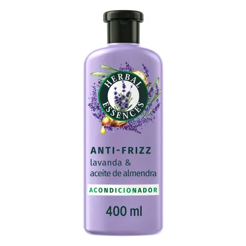 Acondicionador Herbal Essences Anti-frizz Lavanda Aceite Almendras - 400 ml
