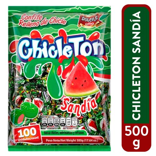 Dulces Chicleton Rellenos De Chicle - 600 g