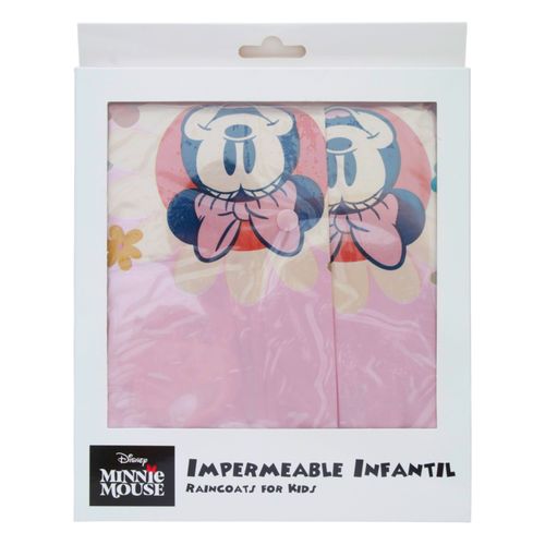 Impermeable Infatil Minnie Mouse