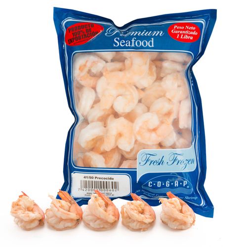 Camaron Precocido Cogap Talla 41/50 - 1 lb
