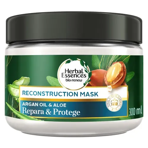 Mascarilla Reconstruccion Herbal Essences Bio:renew Aceite Argan Aloe - 300 ml