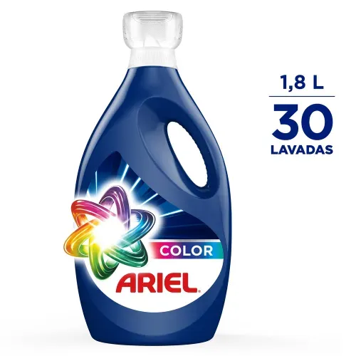 Detergente Líquido Ariel Color Remueve Manchas Cuida Color - 30 Lavadas 1 L