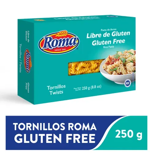 Pasta Roma Tornillo Gluten Free - 250 g