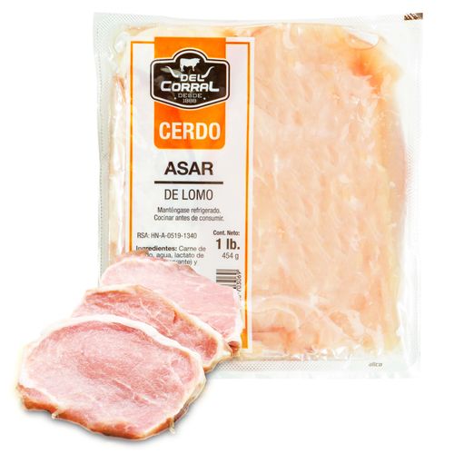 Carne Para Asar Del Corral Lomo De Cerdo Fresco Paquete - 1 libra