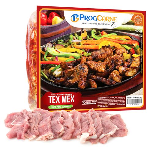 Fajitas Progcarne De Cerdo Tex Mex Fresco  - 400 g
