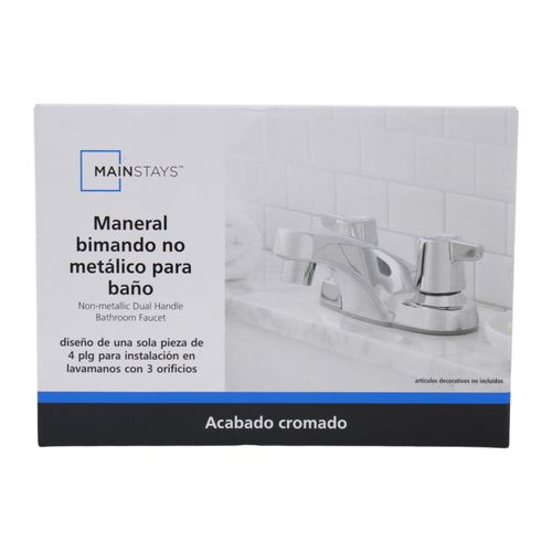 Ms Grifo De Bano No Metalico 10 cm Cromo