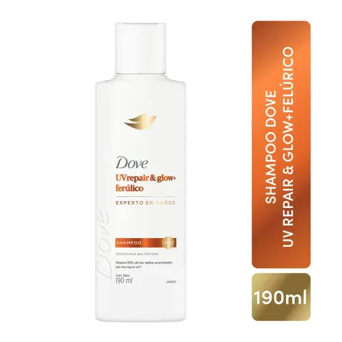 Shampoo Dove UV Repair en líquido - 190 ml