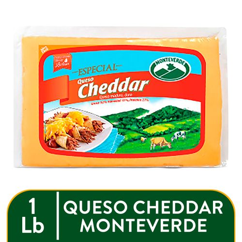 Queso Cheddar Maduro Monte Verde Libra