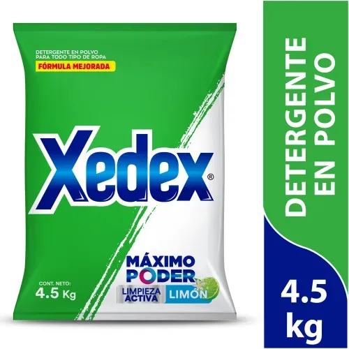 Detergen Polvo Xedex Maxpod Limon 4500g