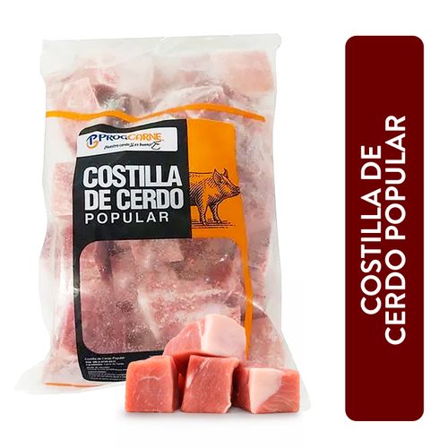 Costilla de Cerdo Progcarne popular empacado - 5 lb