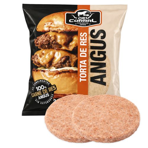 Torta Del Corral Hamburguesa Angus - 14 oz