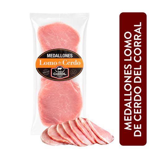 Medallon Lomo Cerdo Don Cristobal 5 lb Empacado - Precio Indicado Por Libra