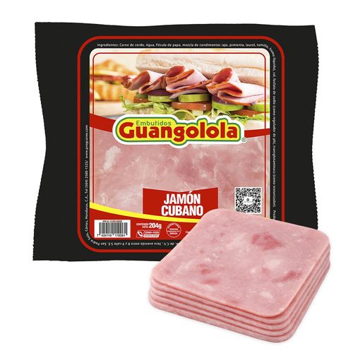 Jamón Cubano Guangolola Progcarne - 204 g