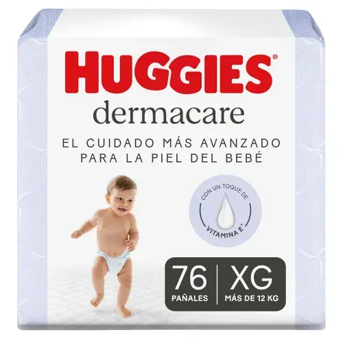 Pañales Huggies Dermacare Etapa 4/XG -76 Unidades