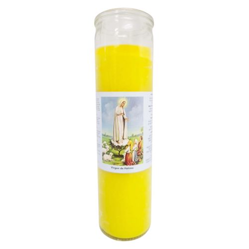 Veladora Estrlla Blanca7 Dias Amarilla