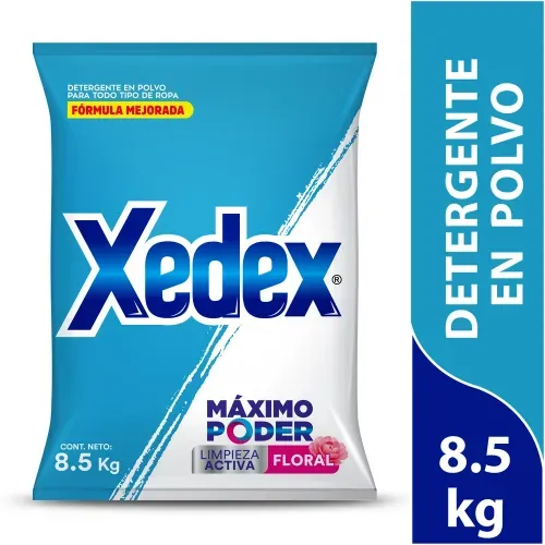 Detergente en  Polvo Xedex Máximo Poder Floral - 8.5 kg