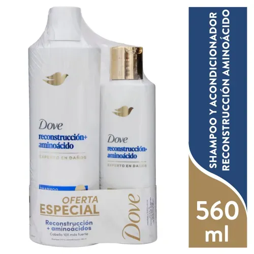 Pk Shampoo y Aco Dove Reco Amino 560ml