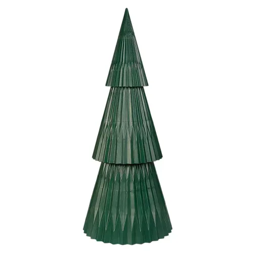 Árbol decorativo Holiday Time soplado en color verde Navidad - 91 cm