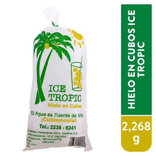 Hielo En Bolsa Ice Tropic 2268 Gramos Unidad