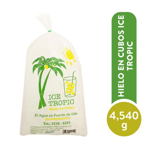 Hielo En Bolsa Ice Tropic 4536 Gramos Unidad