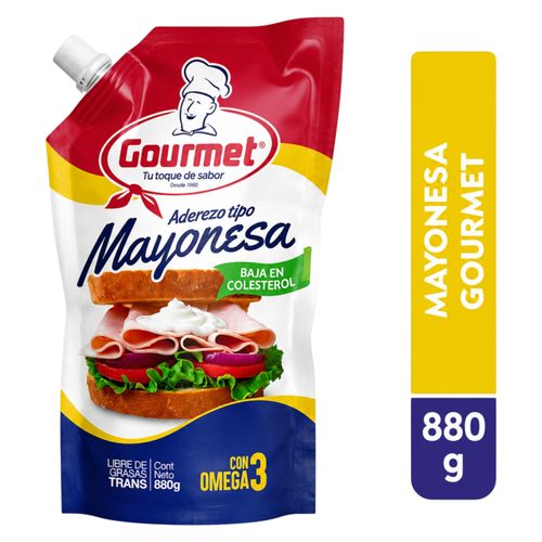 Mayonesa Gourmet Con Omega 3 - 880 g