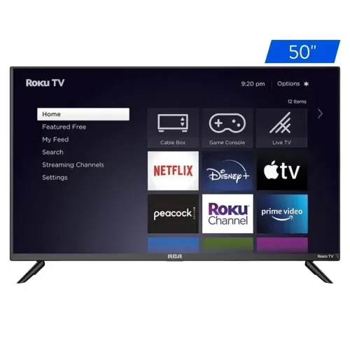 Pantalla RCA LED Smart Roku UHD 4K - 50 Pulgadas