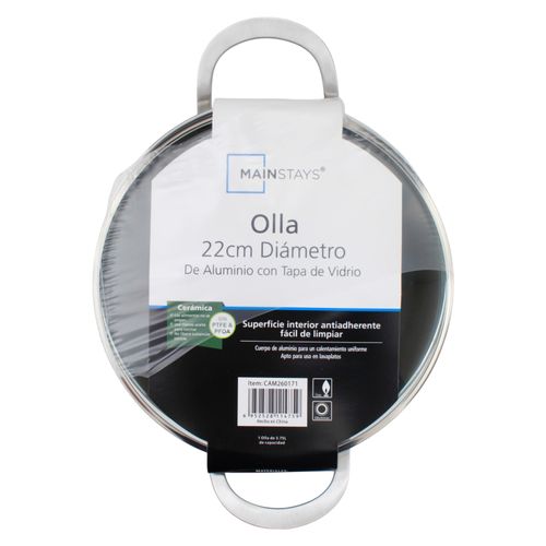 Olla Antiadherente Ceramica 22cm Mainsta